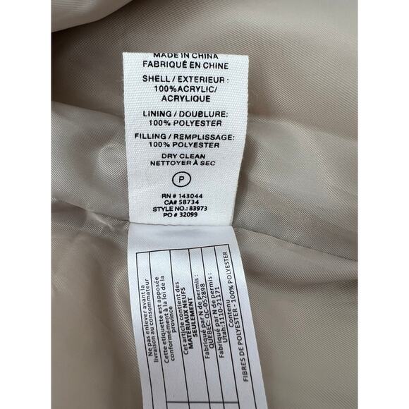 NWT AVEC LES FILLES Cable Knit Cropped Puffer Jacket (Womens: XL) - Picture 15 of 16